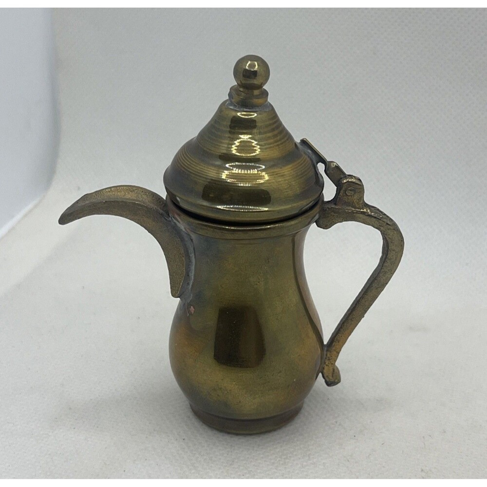 Vintage Copper & Brass Dollhouse Miniature Pitcher